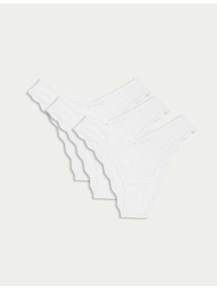 Marks & Spencer 3 db Jasmine Miami csipkés alsónadrág Marks & Spencer fehér