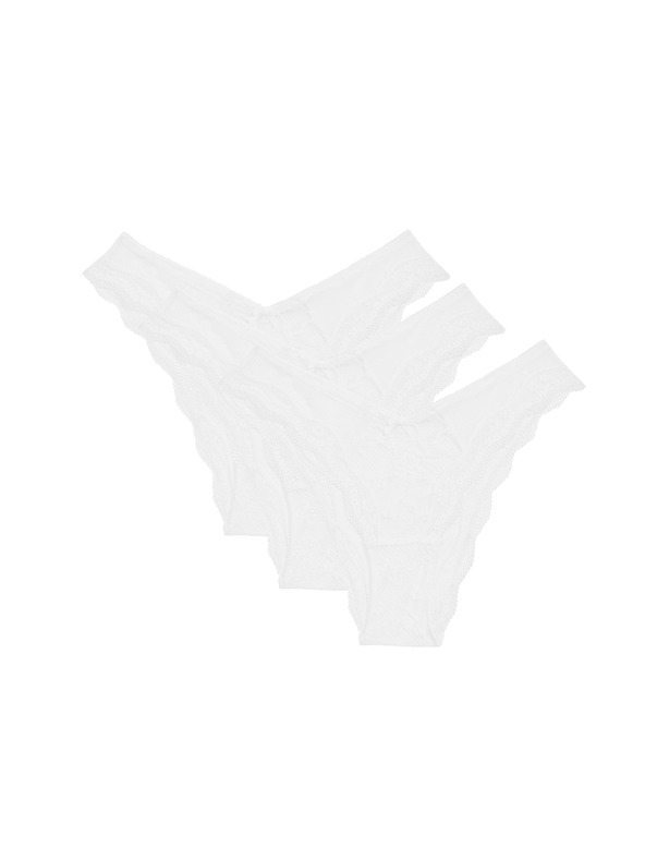 Marks & Spencer 3 db Jasmine Miami csipkés alsónadrág Marks & Spencer fehér