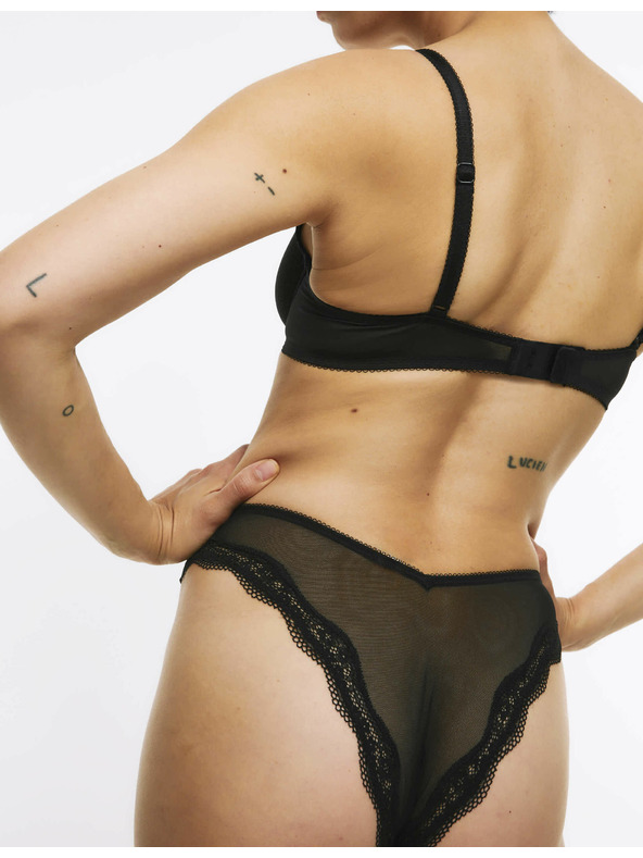 Marks & Spencer 3 db Jasmine Miami csipkés alsónadrág Marks & Spencer fekete