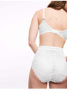 Marks & Spencer Csipkés derekú alsónadrág Flexifit™ technológiával, 3 db Marks & Spencer fehér