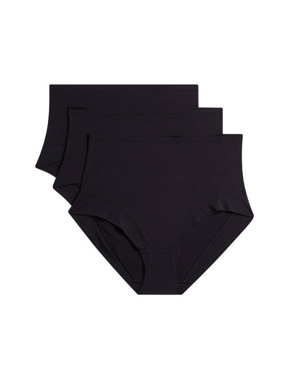 Marks & Spencer Magasderekú rövidnadrág Flexifit™ technológiával, 3 db-os csomag Marks & Spencer fekete