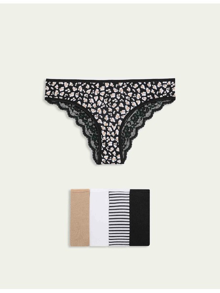 Marks & Spencer Brazil fazonú alsónemű mintával és magas pamuttartalommal Marks & Spencer fehér