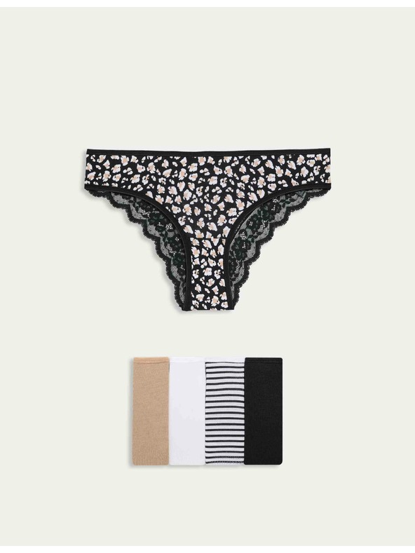 Marks & Spencer Brazil fazonú alsónemű mintával és magas pamuttartalommal Marks & Spencer fehér