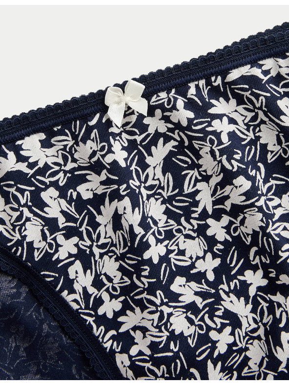 Marks & Spencer Magasan vágott alsónemű pamutból és Lycra™ anyagból, 5 db Marks & Spencer szürke