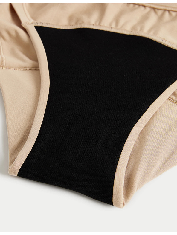 Marks & Spencer Rendkívül nedvszívó menstruációs bikini alsónemű, 3 db Marks & Spencer bézs