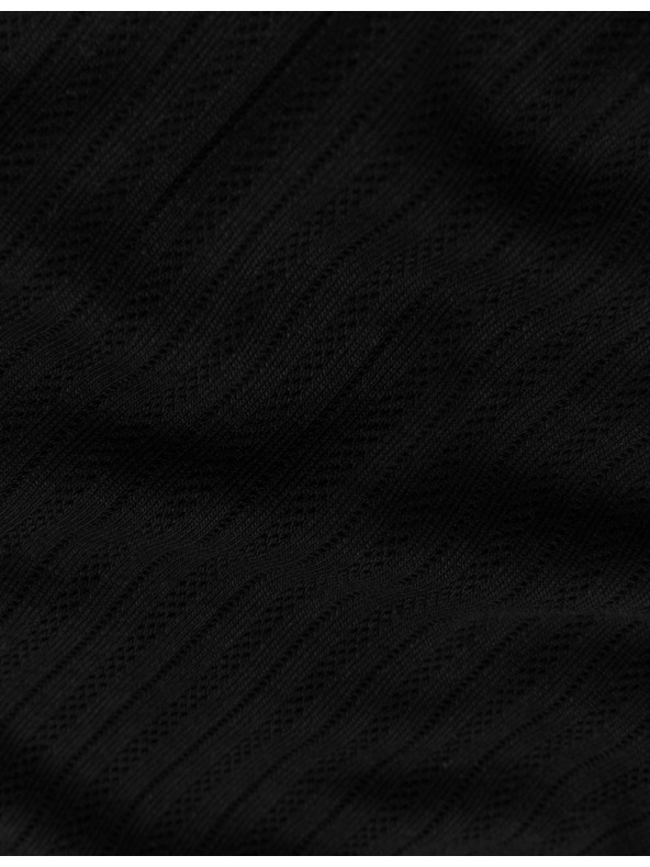 Marks & Spencer Marks & Spencer 2 db-os horgolt rövid ujjú thermo felső fekete