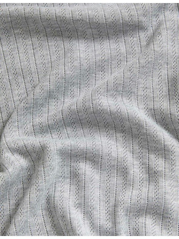 Marks & Spencer Marks & Spencer 2 db-os horgolt rövid ujjú thermo felső fekete