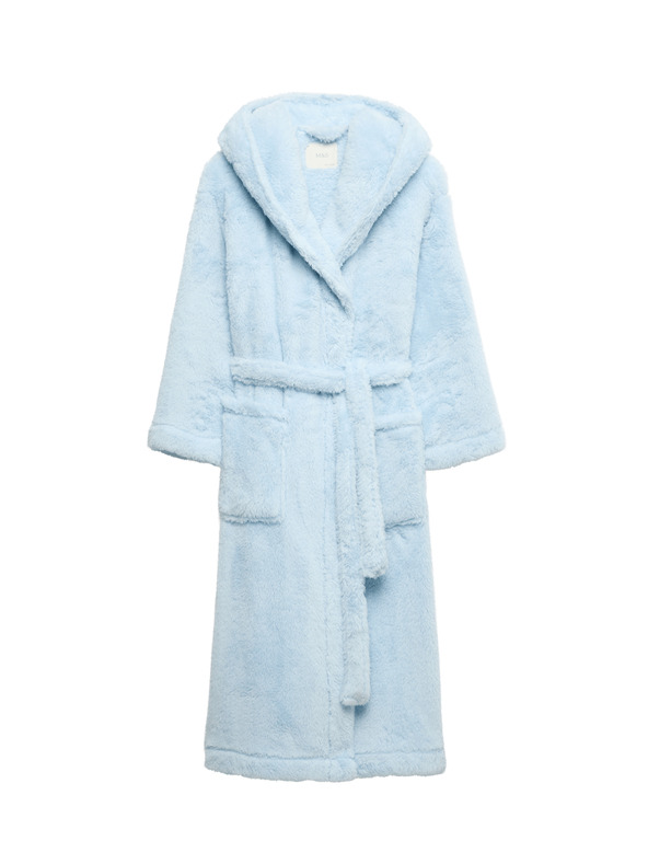Marks & Spencer Kapucnis fürdőköpeny Marks & Spencer kék
