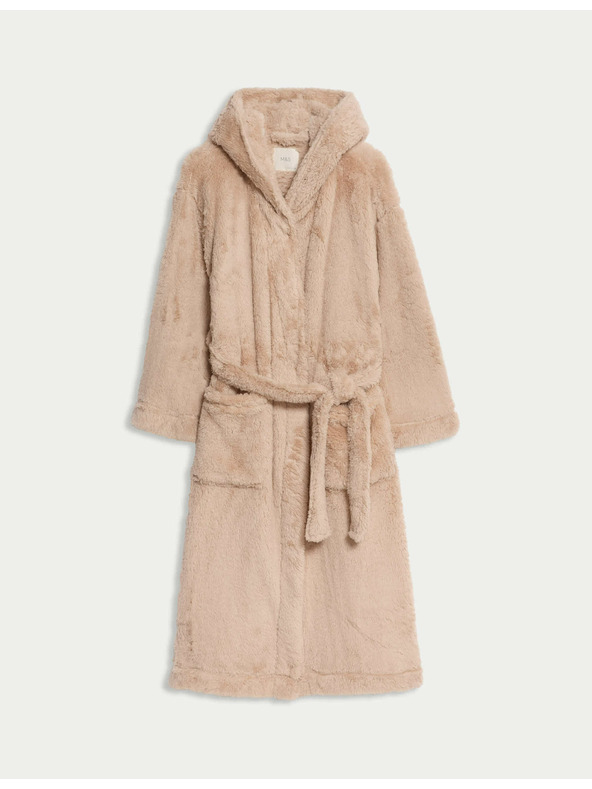 Marks & Spencer Kapucnis fürdőköpeny Marks & Spencer törtfehér