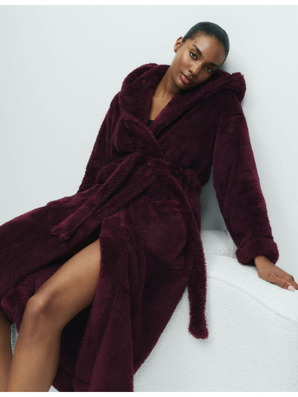 Marks & Spencer Kapucnis fürdőköpeny Marks & Spencer piros