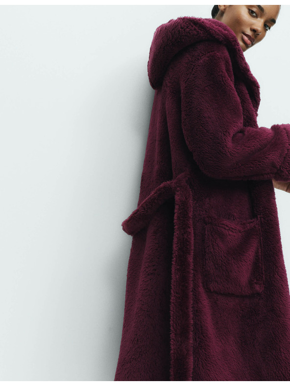 Marks & Spencer Kapucnis fürdőköpeny Marks & Spencer piros