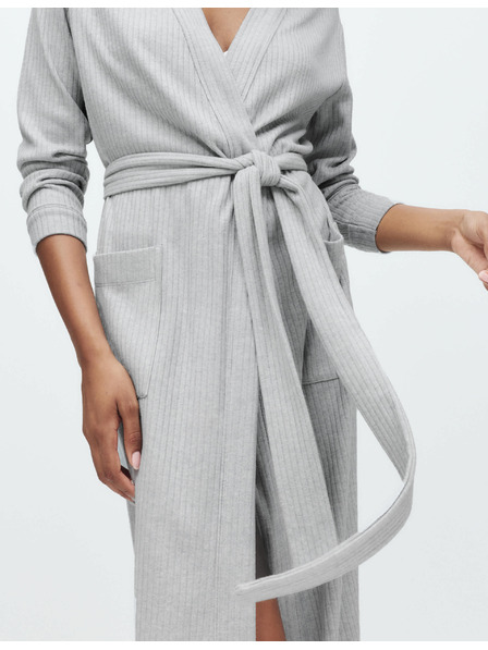 Marks & Spencer Széles bordás fürdőköpeny Marks & Spencer szürke