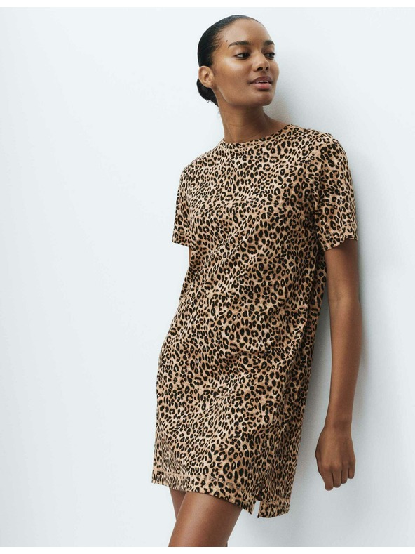 Marks & Spencer Nyomott mintás 100% pamut hálóing Marks & Spencer barna