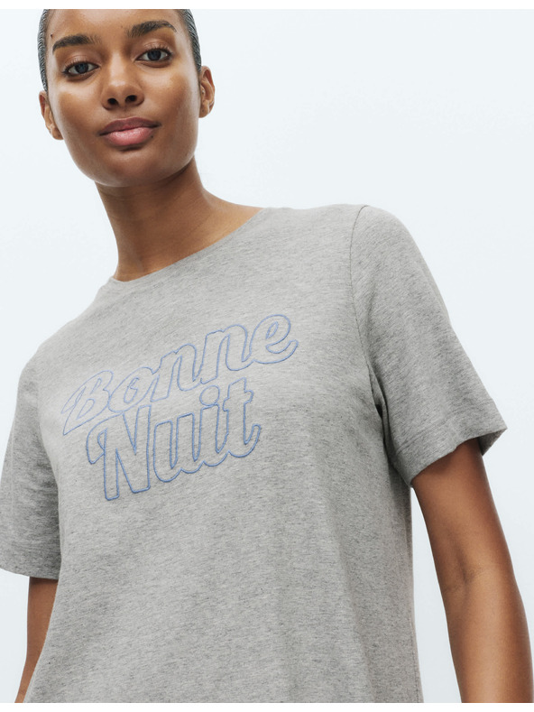 Marks & Spencer Felirattal ellátott Cool Comfort™ hálóing Marks & Spencer szürke