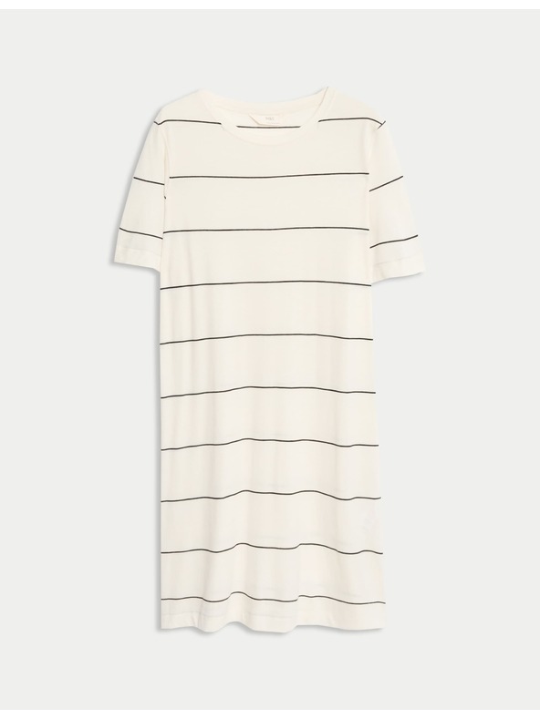 Marks & Spencer Csíkos hálóing Cool Comfort™ technológiával Marks & Spencer törtfehér