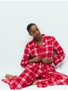 Marks & Spencer Polár pizsama szett nyomtatott mintával Marks & Spencer piros