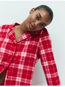 Marks & Spencer Polár pizsama szett nyomtatott mintával Marks & Spencer piros