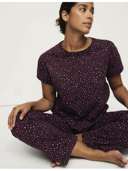 Marks & Spencer Nyomatos pizsama szett magas pamuttartalommal Marks & Spencer piros