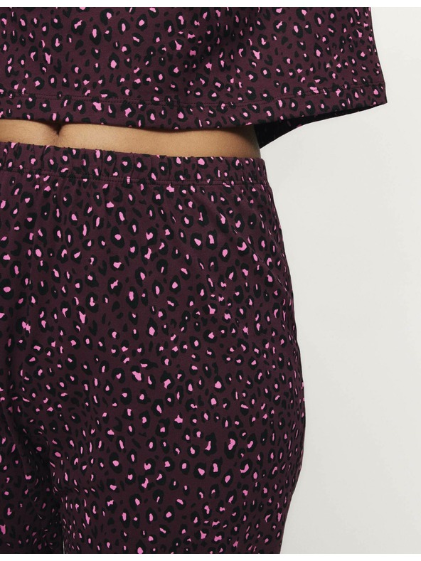 Marks & Spencer Nyomatos pizsama szett magas pamuttartalommal Marks & Spencer piros