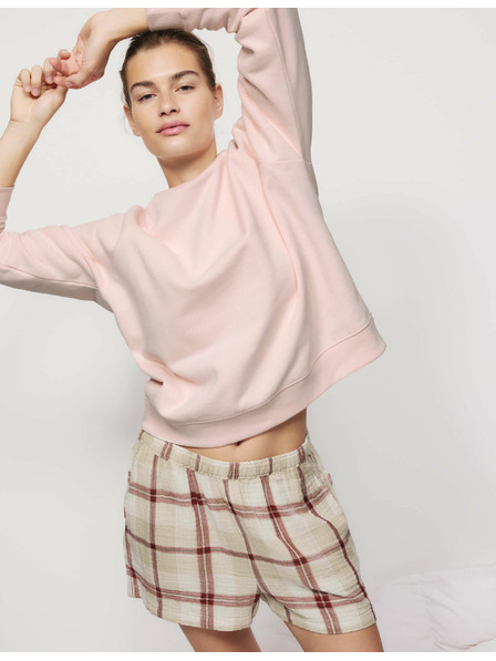 Marks & Spencer Marks & Spencer nyári 2 részes 100% pamut pizsama szett rózsaszín