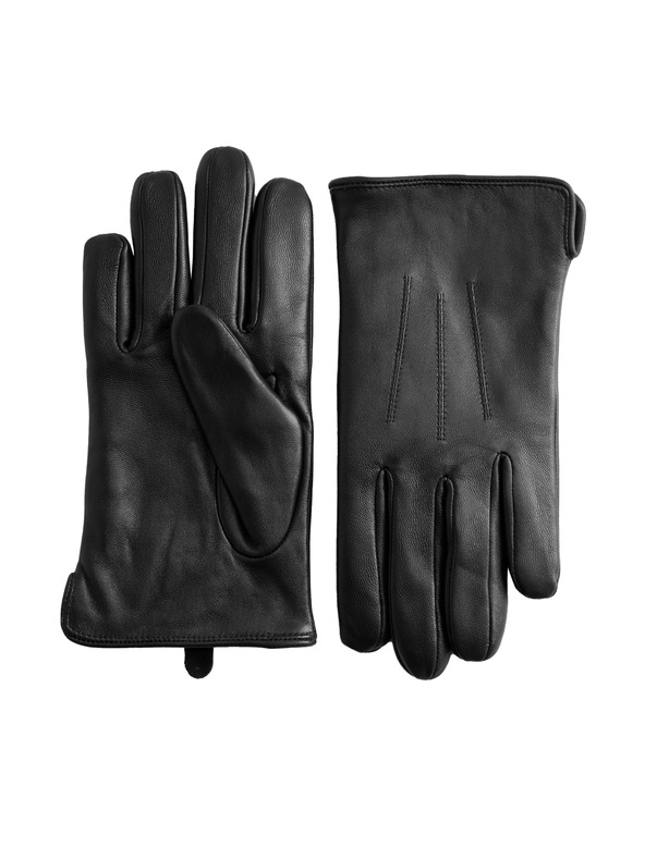 Marks & Spencer Bőr kesztyű Thermowarmth™ technológiával Marks & Spencer fekete