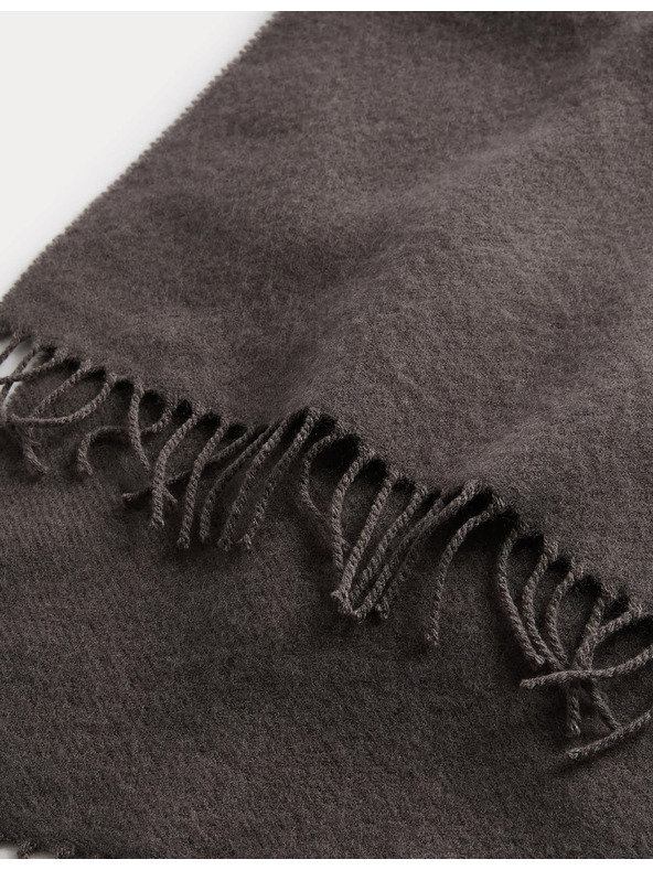 Marks & Spencer Gyapjú keverék sál Marks & Spencer szürke