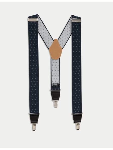 Marks & Spencer Klasszikus pöttyös nadrágtartó Marks & Spencer tengerészkék