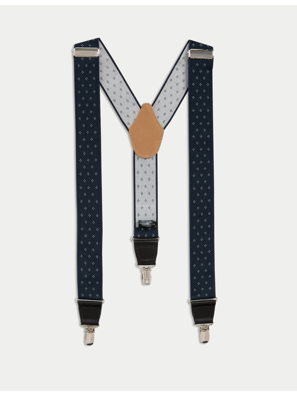 Marks & Spencer Klasszikus pöttyös nadrágtartó Marks & Spencer tengerészkék