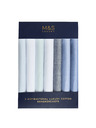 Marks & Spencer Antibakteriális kendők tiszta pamutból, 7 db csomag Marks & Spencer kék