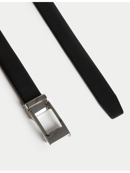 Marks & Spencer Marks & Spencer csattos bőr öv fekete