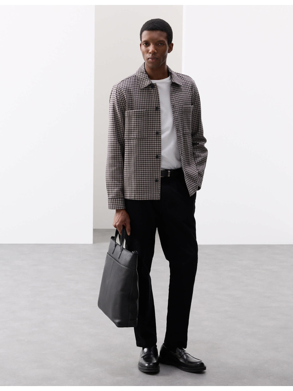 Marks & Spencer Marks & Spencer pepita mintás tiszta pamuting szürke