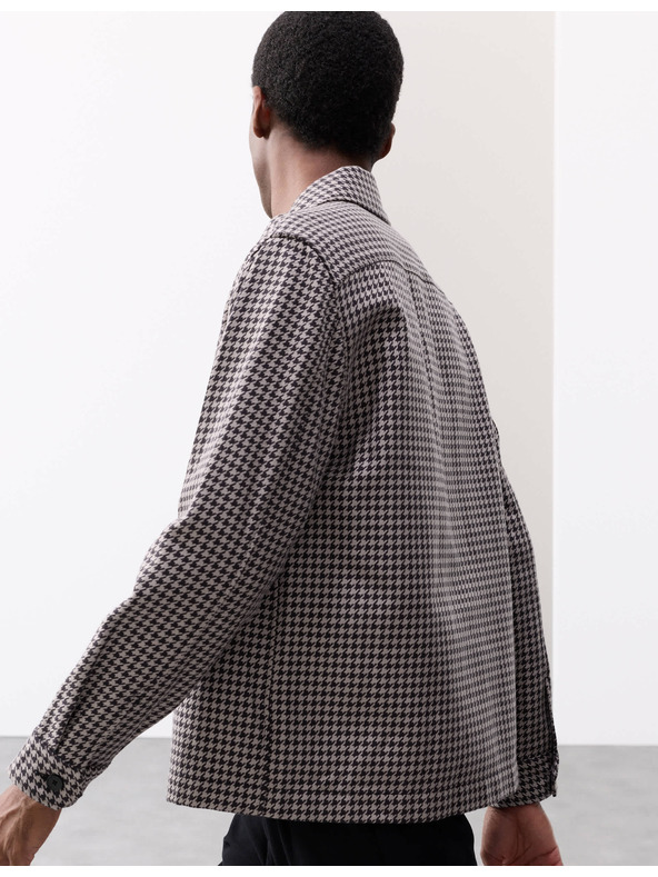 Marks & Spencer Marks & Spencer pepita mintás tiszta pamuting szürke