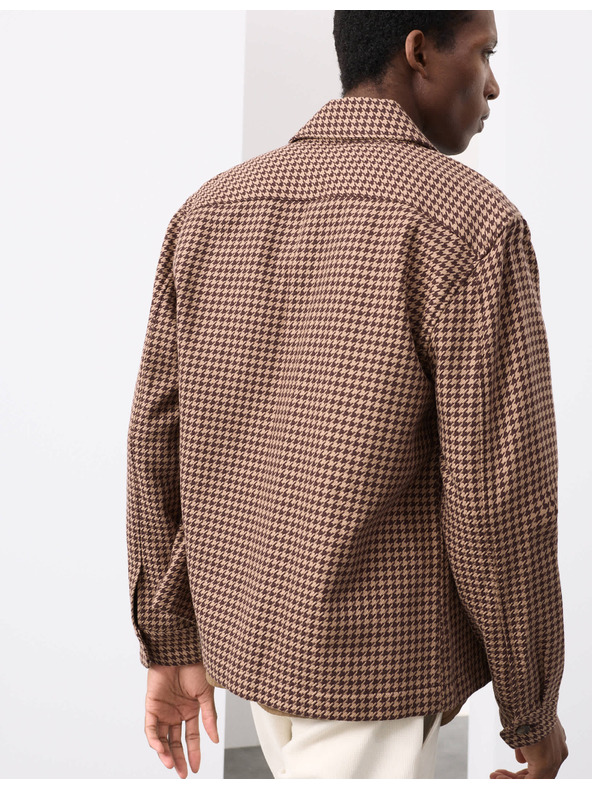 Marks & Spencer Marks & Spencer pepita mintás tiszta pamuting barna