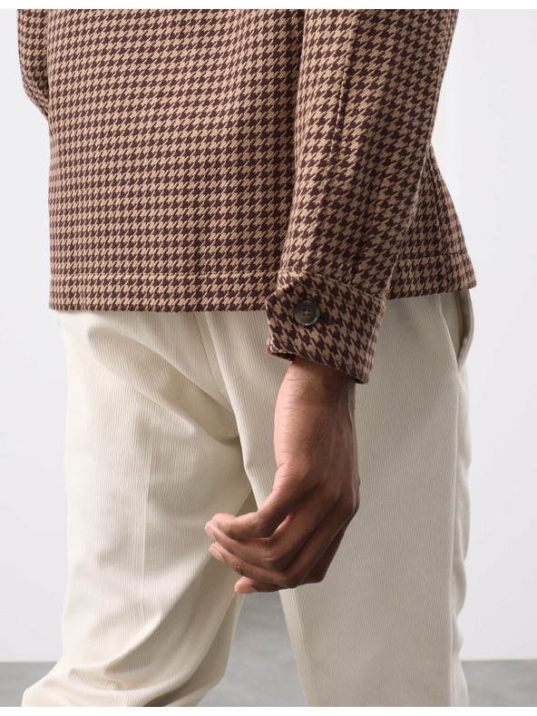 Marks & Spencer Marks & Spencer pepita mintás tiszta pamuting barna