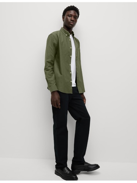 Marks & Spencer Oxford színű tiszta pamut ing The Ultimate Marks & Spencer zöld