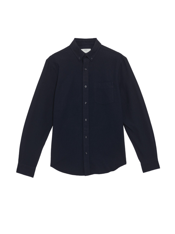 Marks & Spencer Marks & Spencer The Ultimate 100% pamut oxford ing tengerészkék