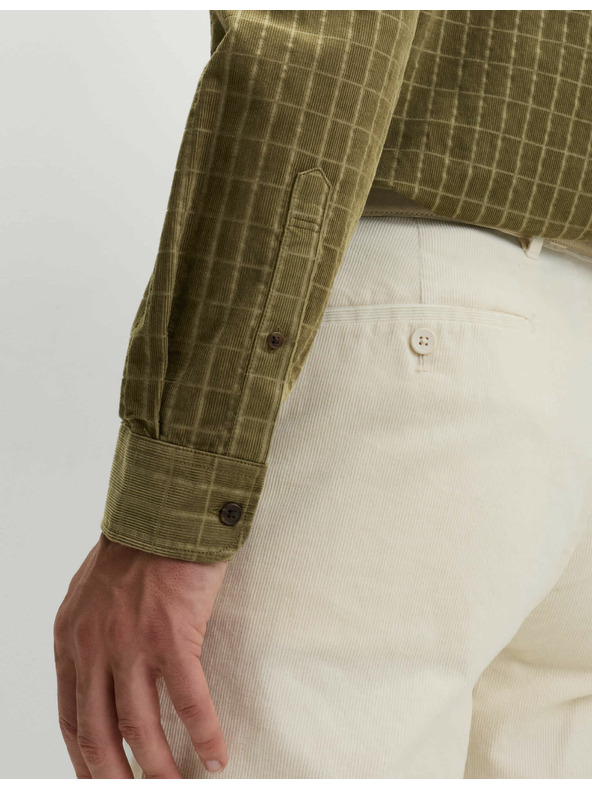 Marks & Spencer Marks & Spencer kordbársony ing zöld