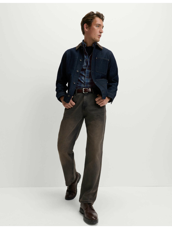 Marks & Spencer Marks & Spencer 100% pamut flanel ing tengerészkék