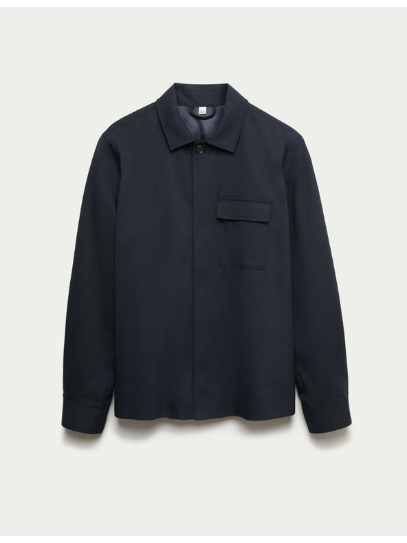 Marks & Spencer Marks & Spencer magas pamuttartalmú felső ing tengerészkék