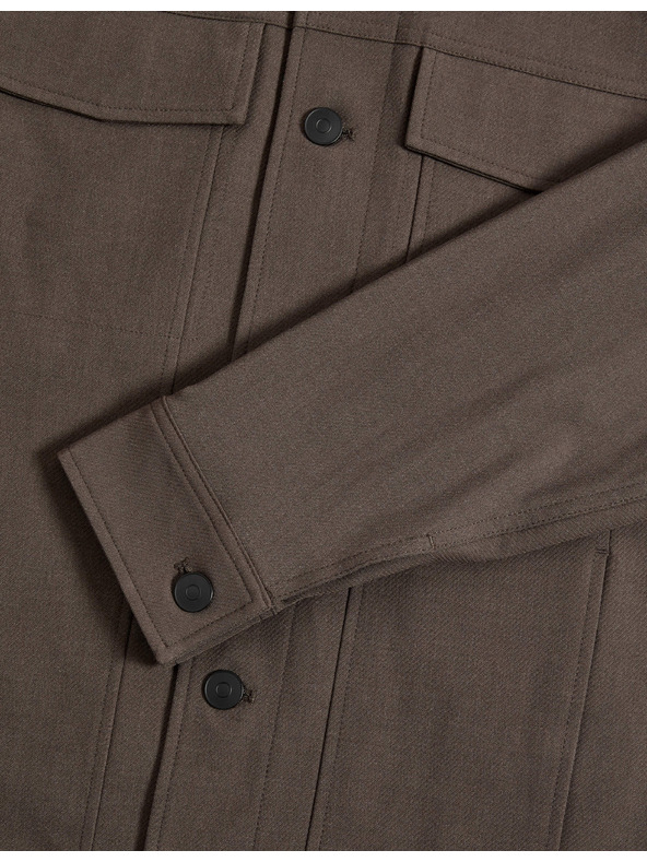 Marks & Spencer Marks & Spencer funkcionális twill dzseki textúrával barna