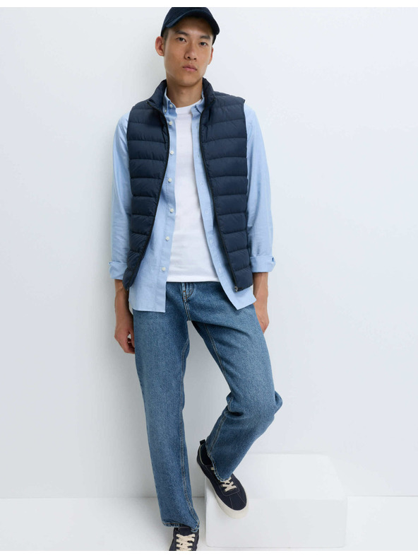 Marks & Spencer Marks & Spencer könnyű toll és pehelybetétes mellény tengerészkék