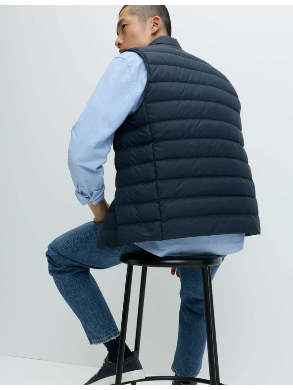 Marks & Spencer Marks & Spencer könnyű toll és pehelybetétes mellény tengerészkék