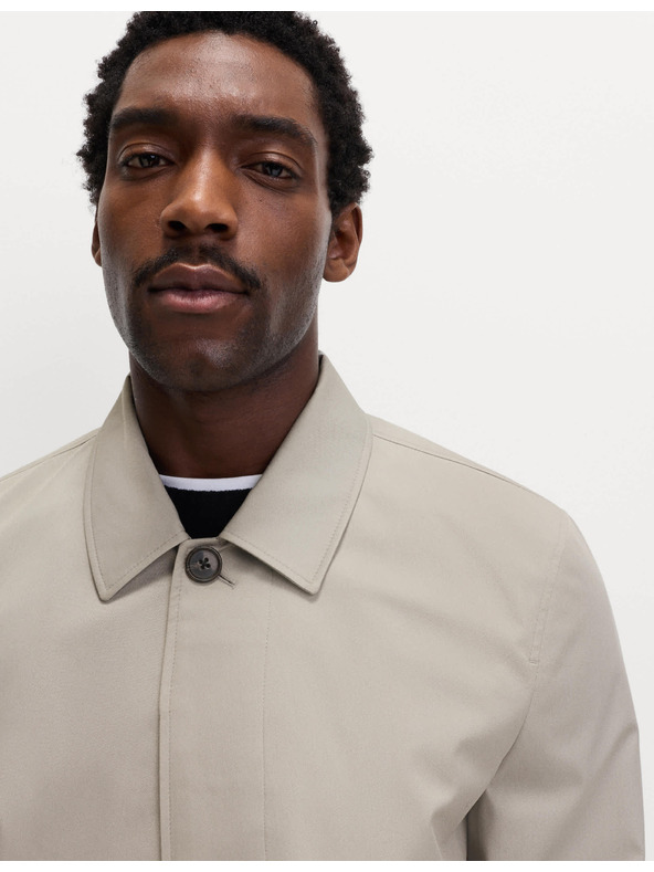 Marks & Spencer Marks & Spencer hosszított esőkabát pamut keverékből szürke