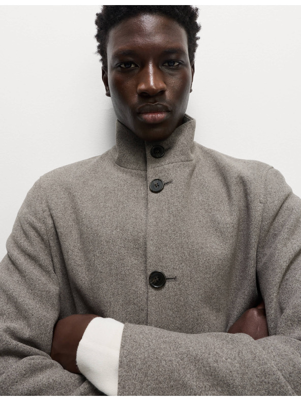 Marks & Spencer Kabát álló gallérral Marks & Spencer bézs