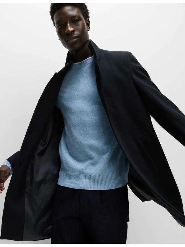 Marks & Spencer Kabát álló gallérral Marks & Spencer tengerészkék