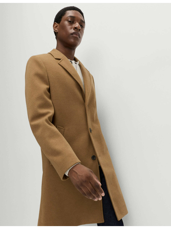 Marks & Spencer Kabát hajtókával Marks & Spencer barna