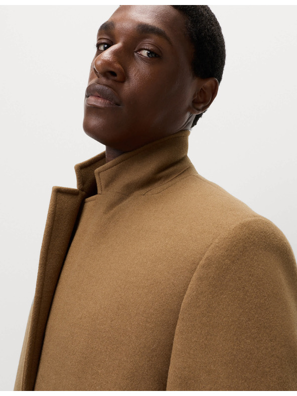 Marks & Spencer Kabát hajtókával Marks & Spencer barna