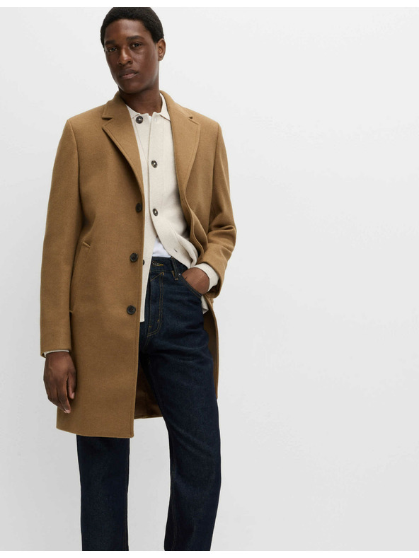 Marks & Spencer Kabát hajtókával Marks & Spencer barna