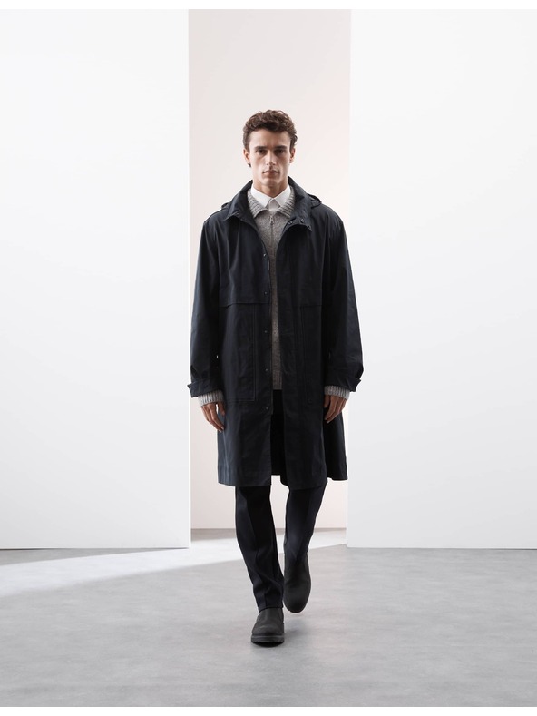 Marks & Spencer Egyenes Pintuck melegítőnadrág magas pamuttartalommal Marks & Spencer fekete