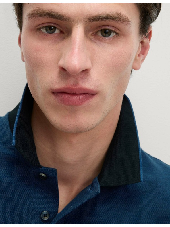 Marks & Spencer Pique pólóing kiemelt szegéllyel The Ultimate Marks & Spencer kék Marks & Spencer kék